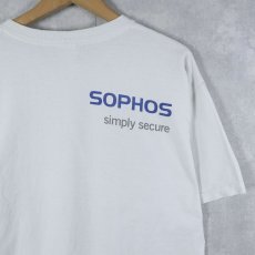 画像2: SOPHOS サイバーセキュリティ企業プリントTシャツ L (2)