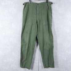 画像1: 60's U.S.ARMY "サイドアジャスタ付き" ベイカーパンツ W31 (1)