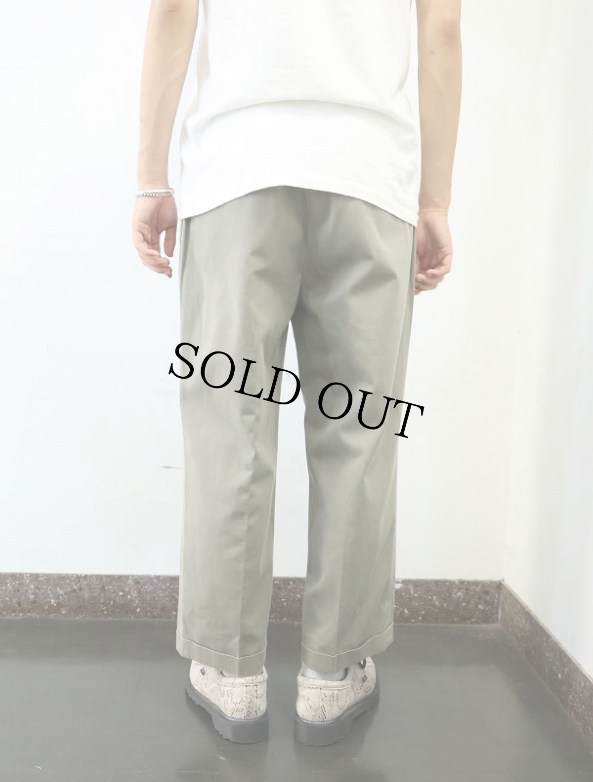 画像3: POLO Ralph Lauren "ANDREW PANT" 2タック チノトラウザーズ W33 (3)