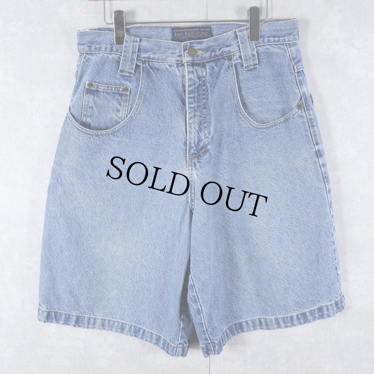 画像1: 90's Karl Kani-Jeans USA製 デニムショーツ W33 (1)