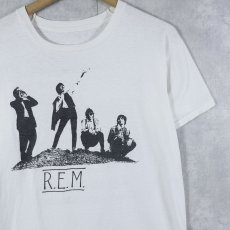 画像1: 80's R.E.M. "Fables of the Reconstruction" ロックバンドツアーTシャツ (1)