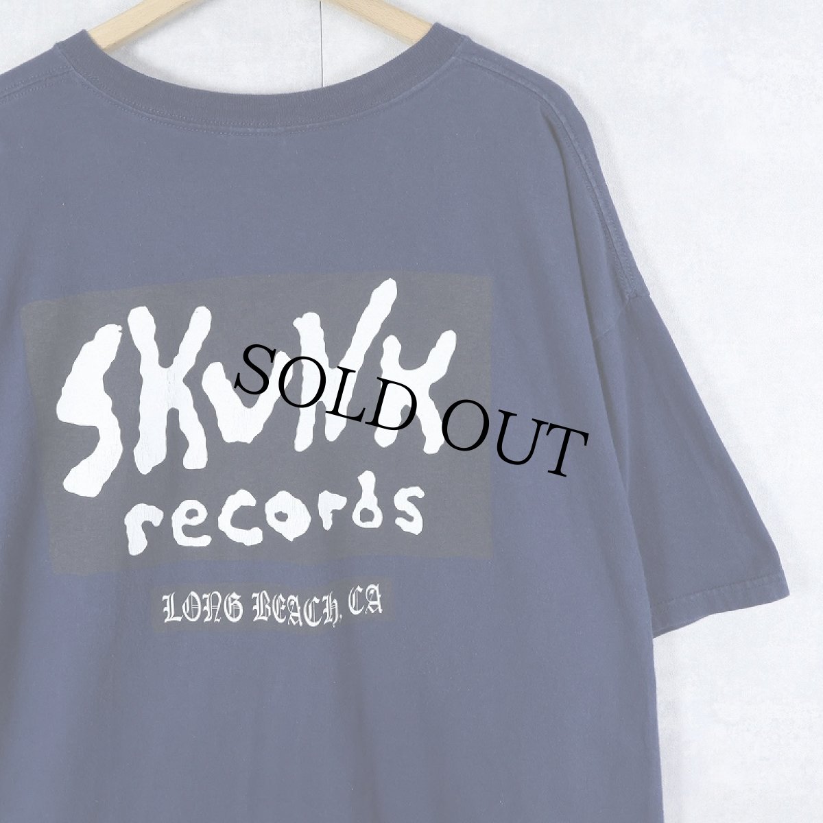 画像2: 90's〜 SUBLIME "Skunk Records" ロックバンドTシャツ NAVY 2XL (2)