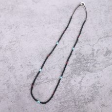 画像1: RORAN "Antique Grass × Turquoise" ネックレス (1)