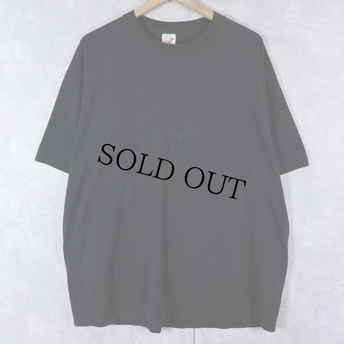 画像1: 90's JERZEES USA製 無地Tシャツ BLACK XL (1)