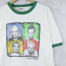 画像1: 90's No Doubt "Skunk Records" ロックバンド プリントリンガーTシャツ L (1)