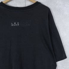 画像2: 90's LOU REED USA製 "FIGHTING FOR AN IDEA" シンガーソングライターツアーTシャツ BLACK XL (2)