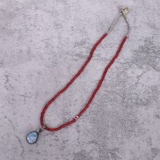 画像1: RORAN "Blue Jadeite × Antique Grass" ネックレス (1)