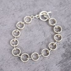 画像1: MEXICO 925 Silver トグルクラスプ ブレスレット (1)