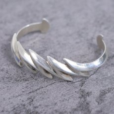 画像1: STERLING Silver ライトニング バングル (1)