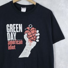 画像1: GREEN DAY "american idiot" ロックバンド アルバムプリントTシャツ BLACK M (1)