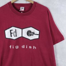 画像1: 90's Fig Dish USA製 オルタナティブ・ロックバンド プリントTシャツ XL (1)