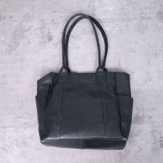 画像1: レザートードバッグ BLACK (1)