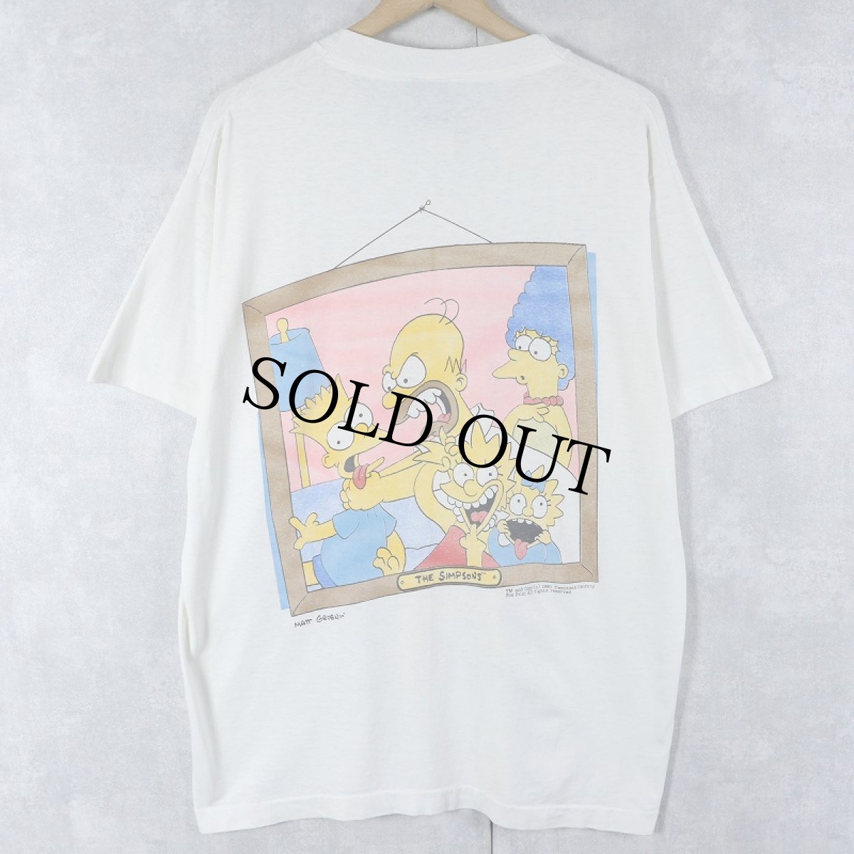 画像2: 90's THE SIMPSONS CANADA製 "SAY CHEESE..." キャラクタープリントTシャツ XL (2)