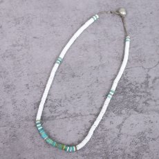 画像1: RORAN "Turquoise × HIMARAYA Shell" ネックレス (1)