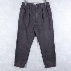 画像1: POLO Ralph Lauren "POLO CHINO" 2タック コットンチノトラウザーズ W30 (1)