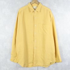 画像1: 90's BANANA REPUBLIC リネンシャツ L (1)