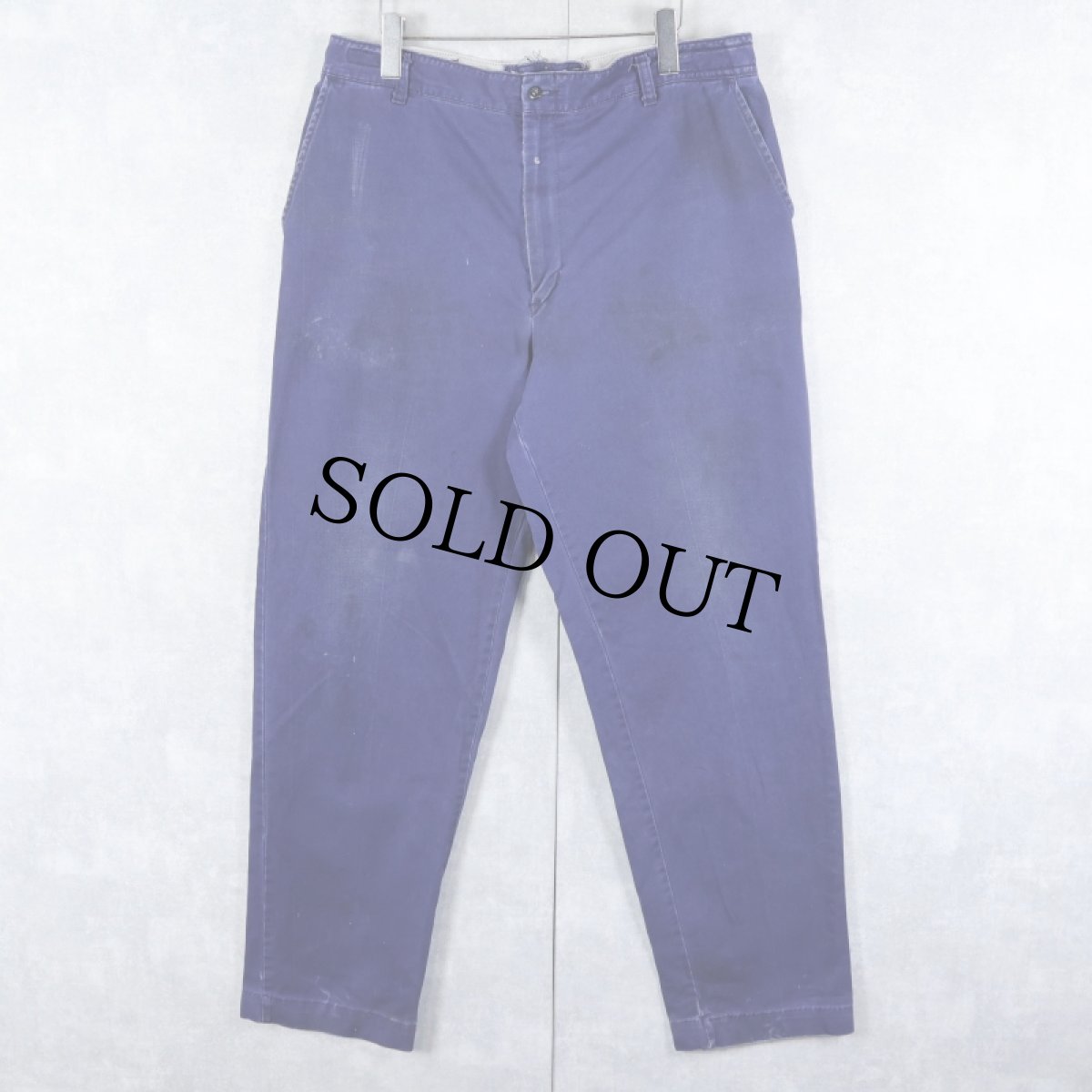 画像1: RED KAP コットンワークパンツ NAVY W32 (1)