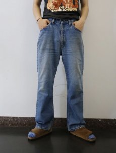 画像1: 90's Levi's 517 USA製 オレンジタブ ブーツカットデニムパンツ W35 (1)