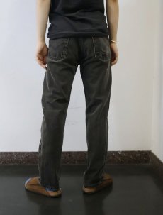 画像3: 90's Levi's 505 USA製 "サルファブラック" ブラックデニムパンツ W30 (3)