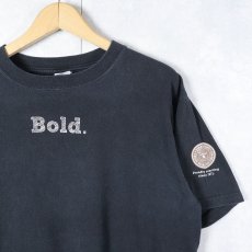 画像1: STARBUCKS COFFEE "Bold." プリントTシャツ BLACK M (1)