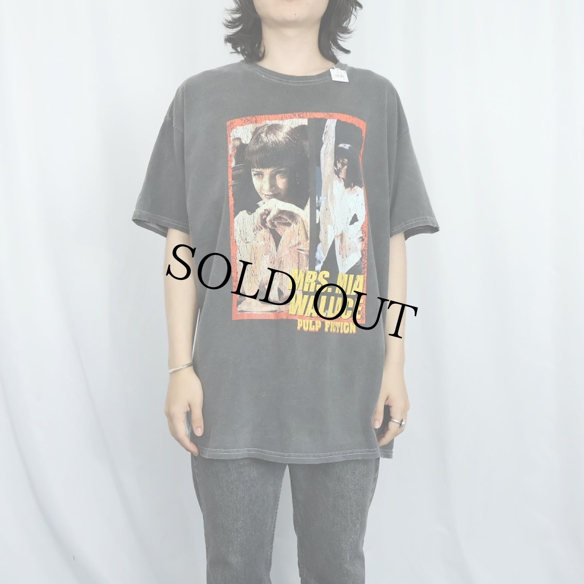 画像2: PULP FICTION クライム映画 プリントTシャツ XL (2)