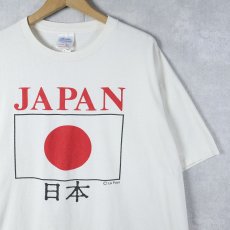 画像1: 90's USA製 "JAPAN" 国旗プリントTシャツ XXL (1)
