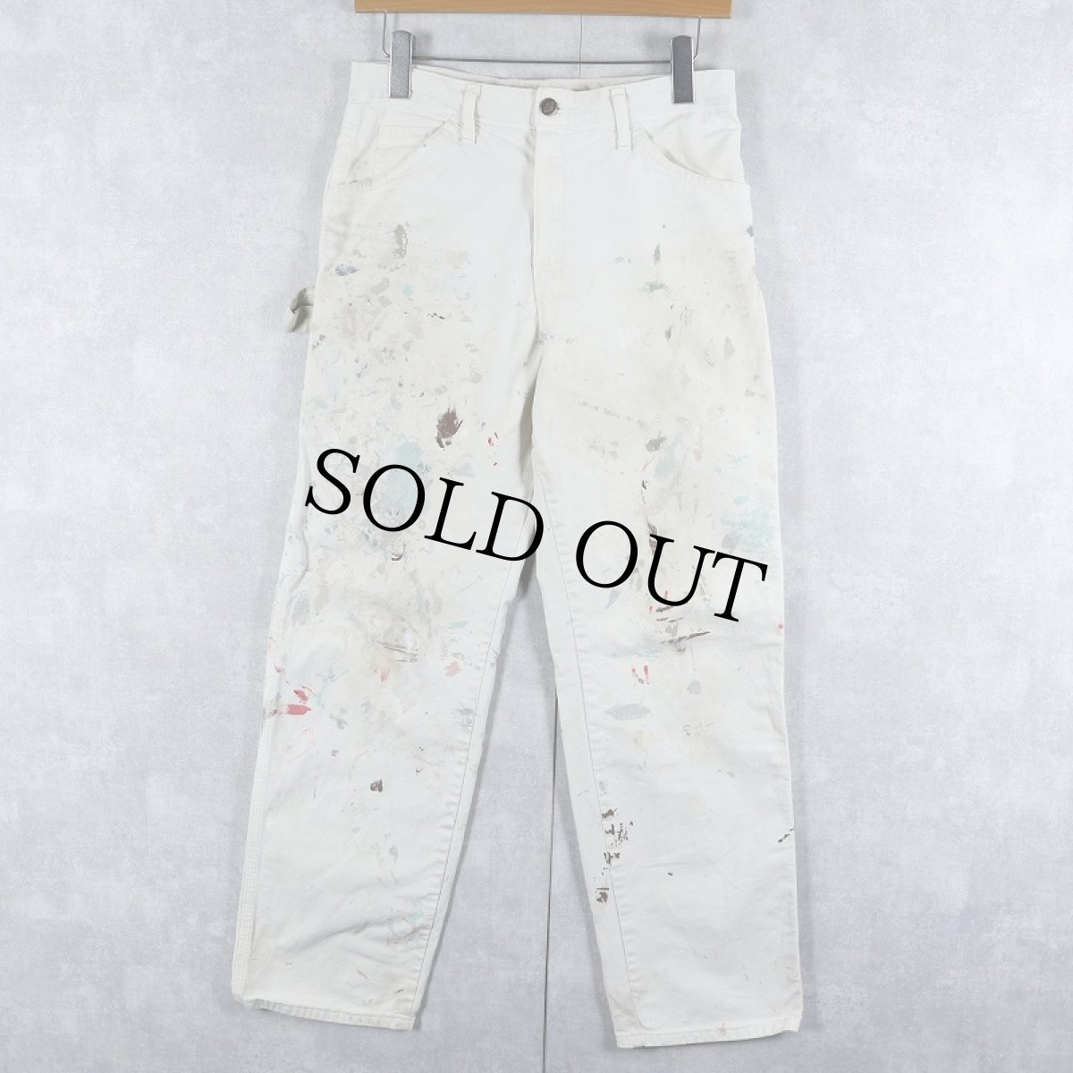 画像1: Dickies × SHERWIN WILLIAMS ペンキペイント ペインターパンツ W30 (1)