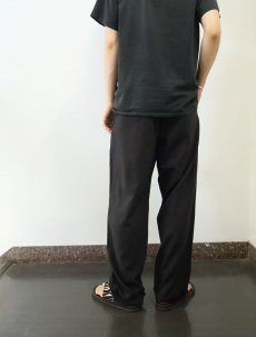 画像3: Montefino Uomo ウール×ポリエステル 2タックスラックス BLACK W33 (3)