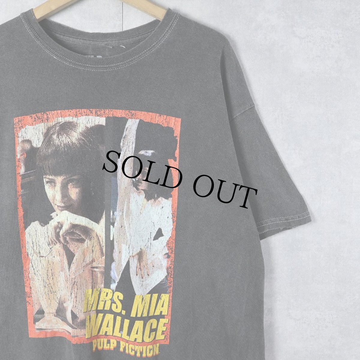 画像1: PULP FICTION クライム映画 プリントTシャツ XL (1)