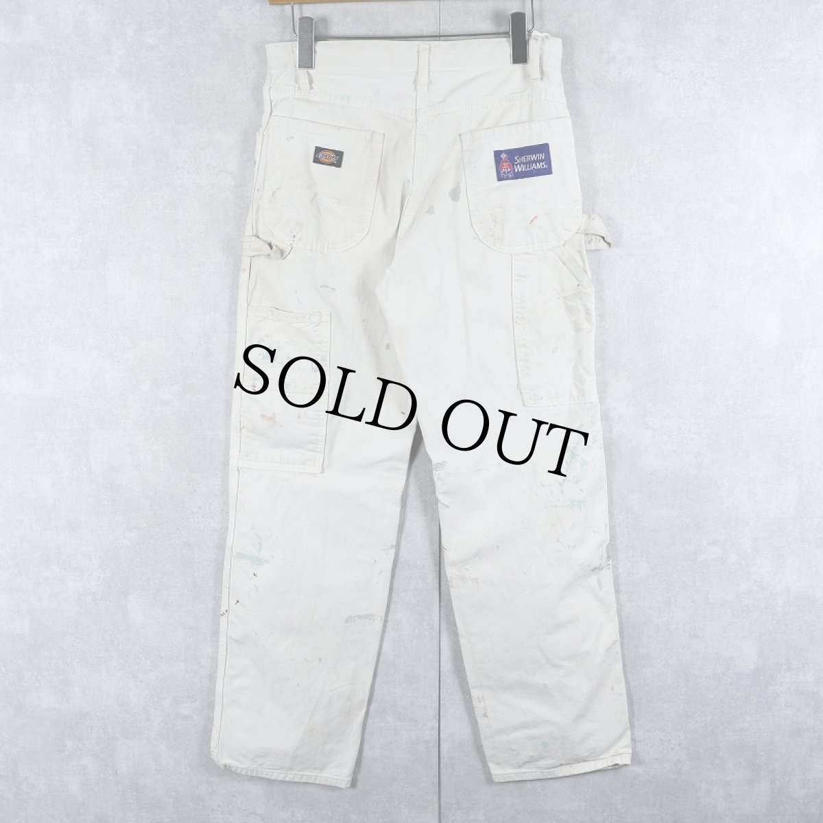 画像2: Dickies × SHERWIN WILLIAMS ペンキペイント ペインターパンツ W30 (2)
