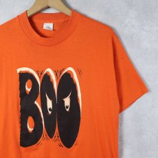 画像1: 80's USA製 "BOO" プリントTシャツ L (1)