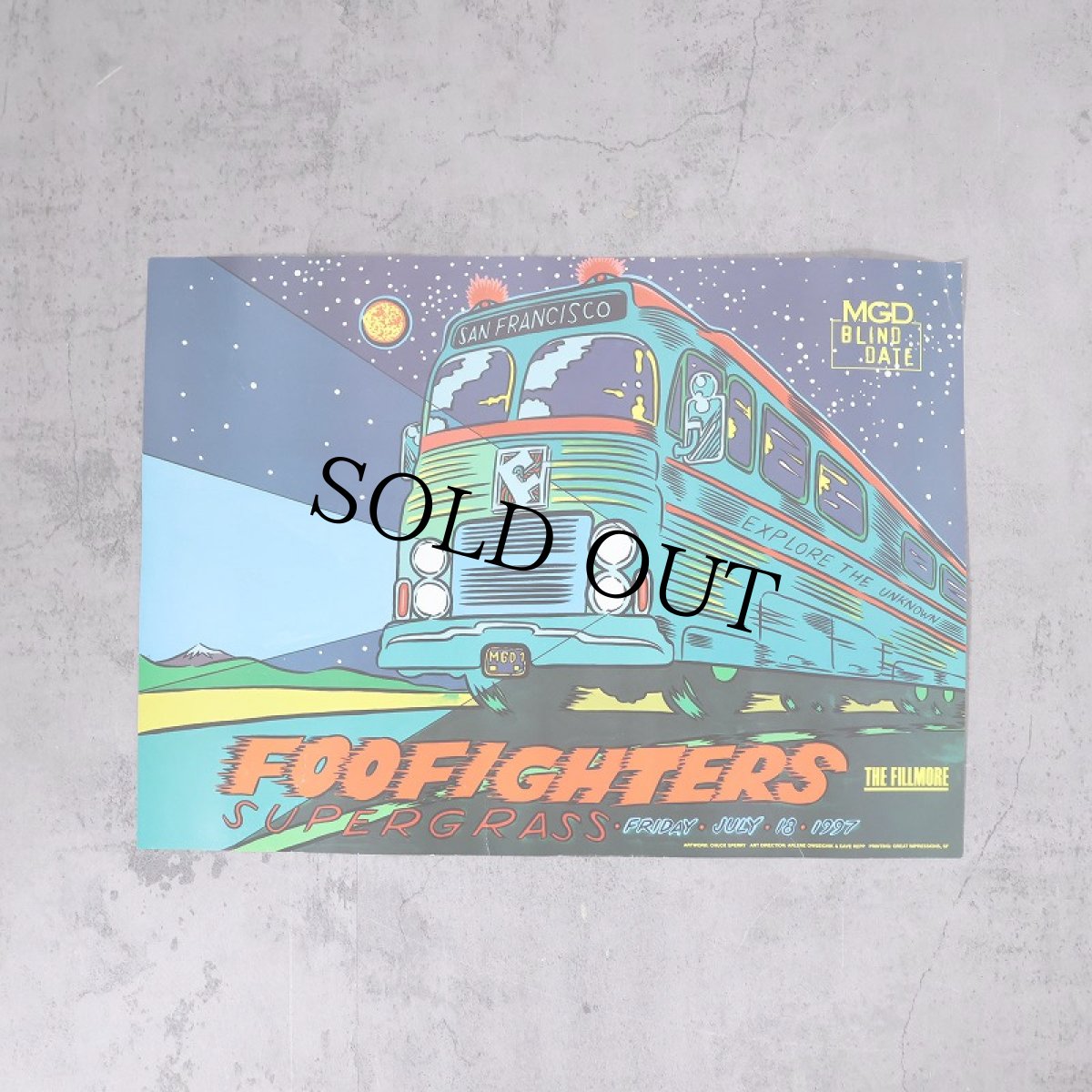 画像1: 90's Foo Fighters Tour Poster (1)
