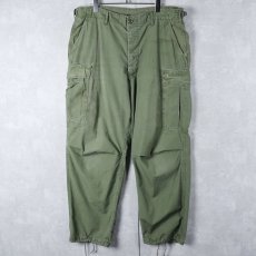 画像1: 60's U.S.ARMY コットンポプリン ジャングルファティーグパンツ 3rd LARGE REGULAR  (1)
