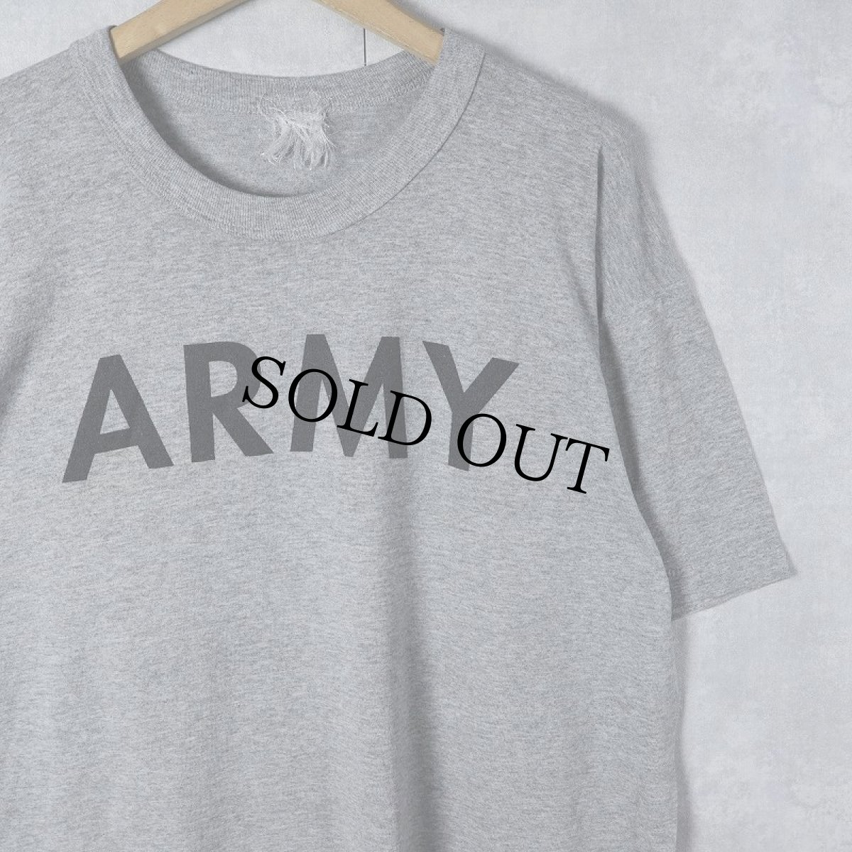 画像1: 80〜90's "ARMY" プリントTシャツ (1)