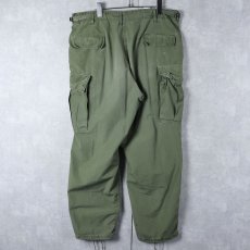 画像2: 60's U.S.ARMY コットンポプリン ジャングルファティーグパンツ 3rd LARGE REGULAR  (2)