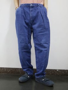画像2: 【SALE】 DOCKERS 2タック デニムパンツ W35 (2)