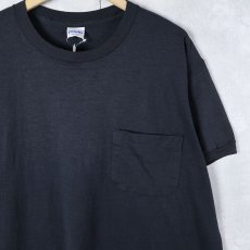 画像1: 90's Mark's CANADA製 無地ポケットTシャツ BLACK XL (1)