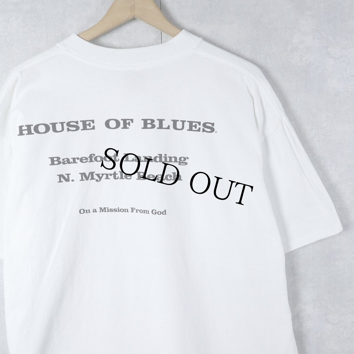 画像2: 90's THE BLUES BROTHERS USA製 "House of Blues" コメディ映画プリントTシャツ XL (2)