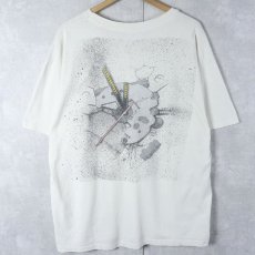 画像2: 90's swatch USA製 時計ブランド ロゴプリントTシャツ XL (2)