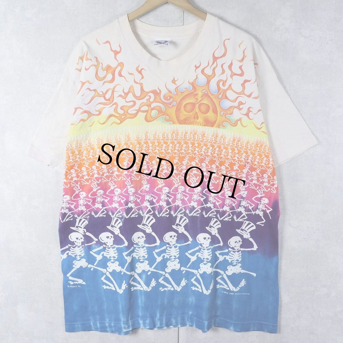 画像1: 90's LIQUID BLUE USA製 "GRATEFUL DEAD" タイダイ ロックバンドTシャツ XL (1)
