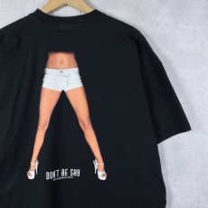 画像2: 2000's Gibson ''DON'T BE SHY'' ギターブランド プリントTシャツ BLACK XL (2)