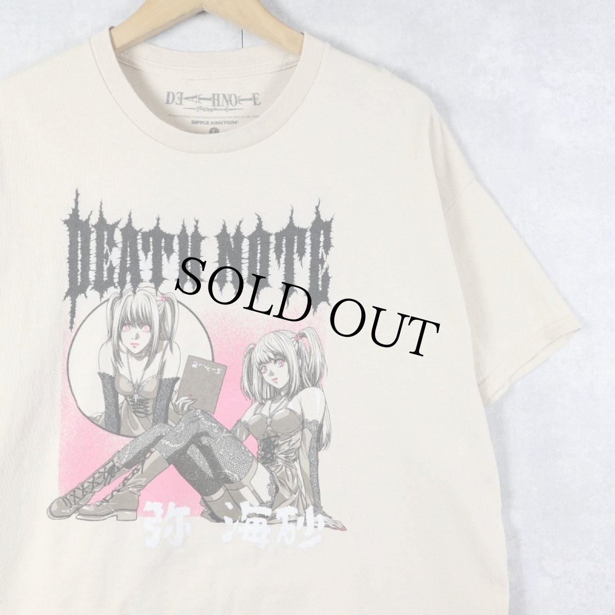 画像1: DEATH NOTE 弥 海砂 アニメキャラクター プリントTシャツ L (1)