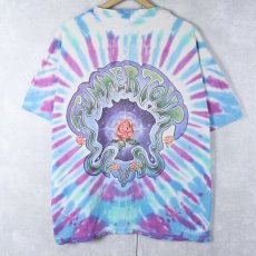 画像2: 90's GRATEFUL DEAD USA製 "SUMMER TOUR" タイダイ ロックバンドTシャツ XL (2)