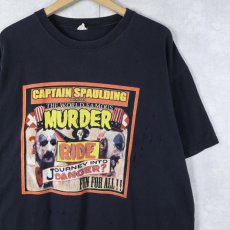 画像1: Horror House of 1000 ホラーコメディ映画 プリントTシャツ BLACK XL (1)