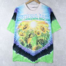 画像1: 90's LIQUID BLUE USA製 "GRATEFUL DEAD" タイダイ ロックバンドTシャツ L (1)