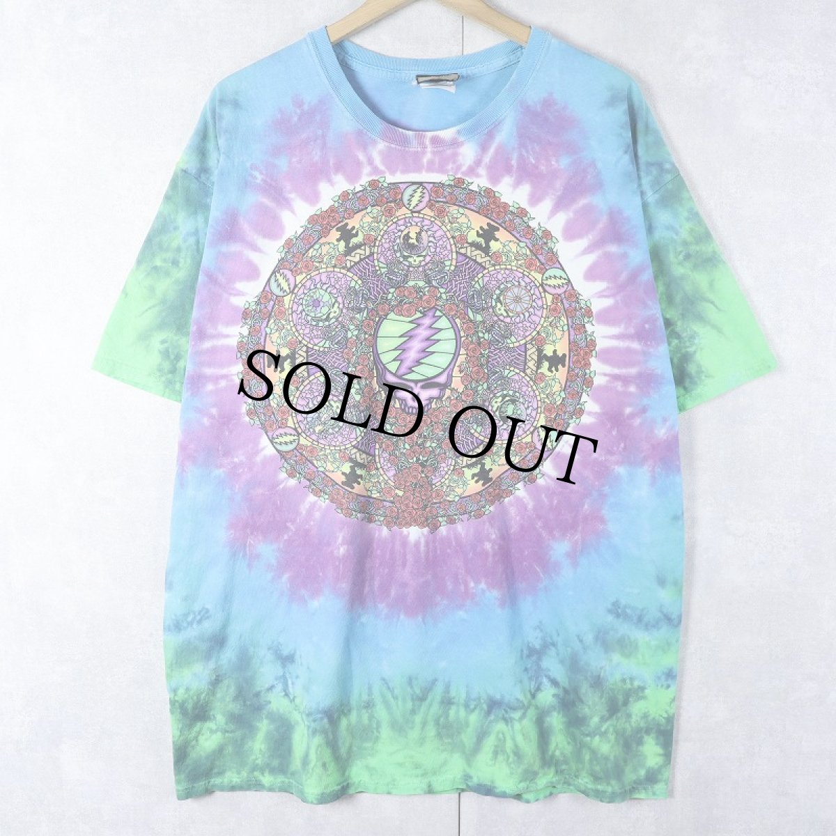 画像1: 2000's LIQUID BLUE "GRATEFUL DEAD" タイダイ ロックバンドTシャツ XL (1)