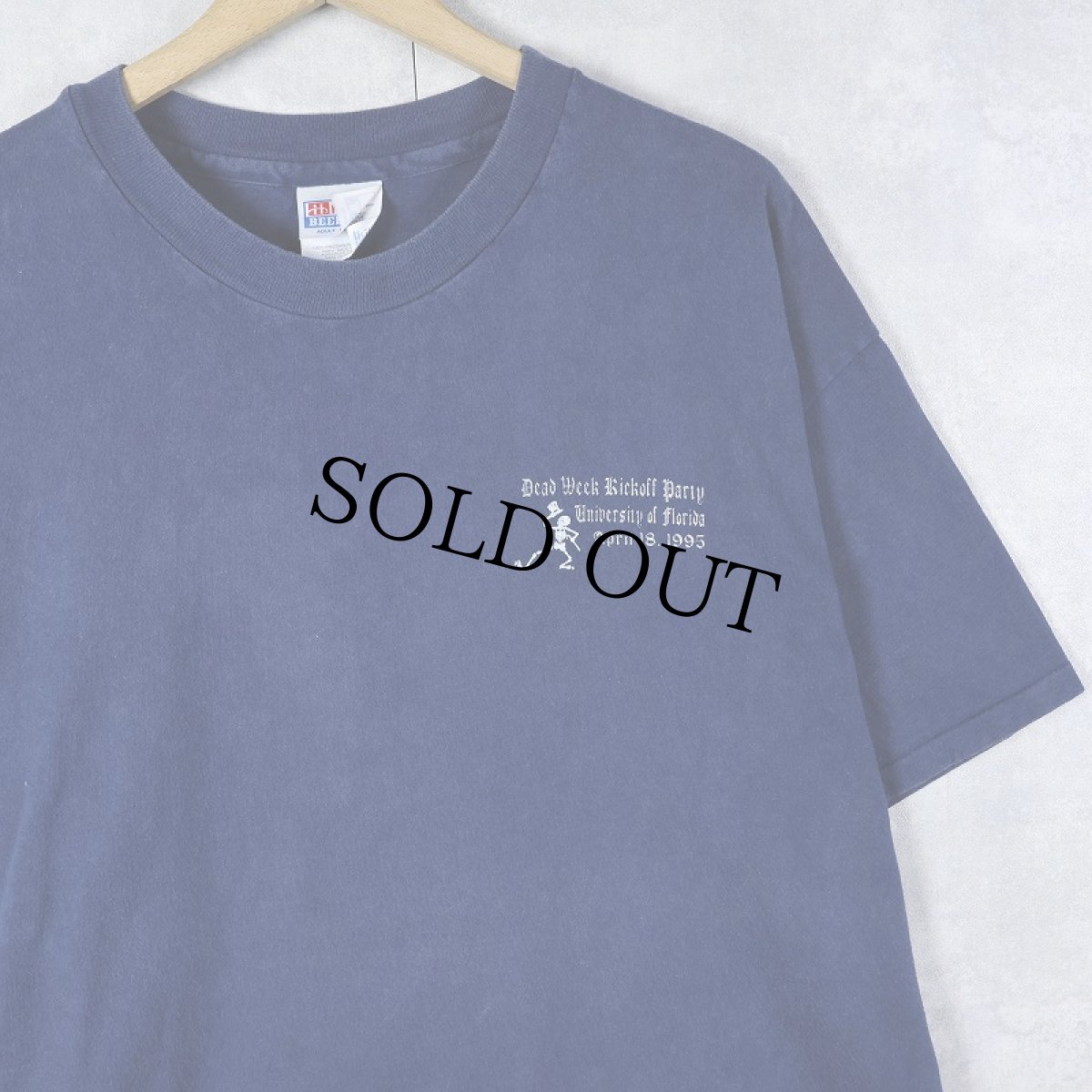 画像2: 90's GRATEFUL DEAD "Dead Week Kickoff Party" ロックバンドTシャツ NAVY XL (2)