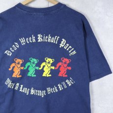 画像1: 90's GRATEFUL DEAD "Dead Week Kickoff Party" ロックバンドTシャツ NAVY XL (1)