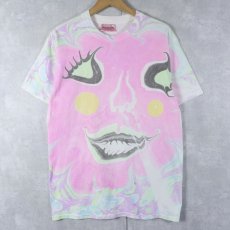 画像1: MY FAWNWY マーブルアートTシャツ (1)