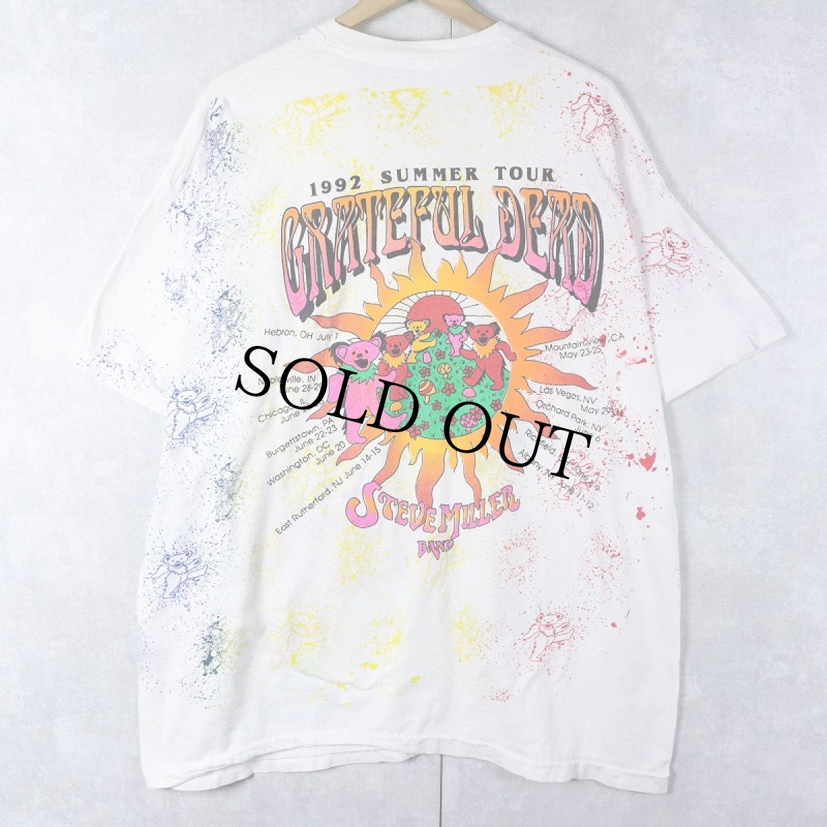 画像2: 90's GRATEFUL DEAD "1992 SUMMER TOUR" ロックバンドTシャツ XXXL (2)